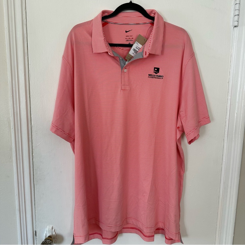 Nike Men’s XXL Wells Fargo Championship Performance Golf Polo Shirt